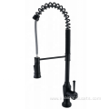 High Arc Commercial Matte Black Kitchen Faucet